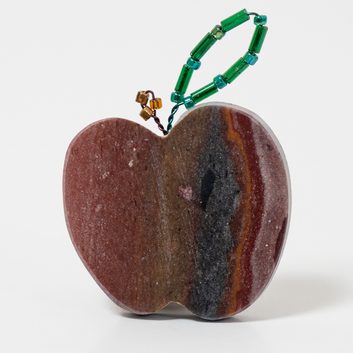 Banded Red Jasper Apple